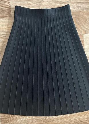 Трикотажная юбка zara basic 2