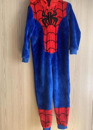Слип пижама махра marvel spiderman человек паук 7/8 р 122/128