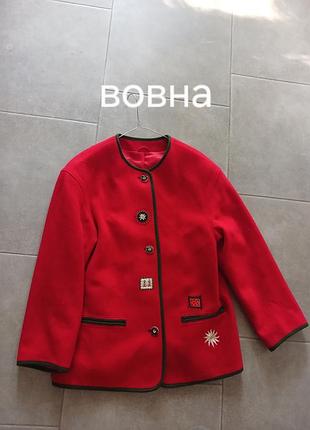 Вінтажний вовняний жакет піджак