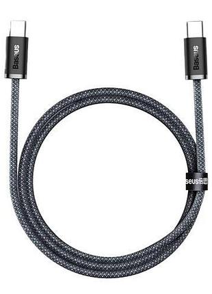 Ku кабель type-c к universal fit type-c baseus dynamic 100w 1м серый зарядка и синхронизация для гадже uni2l_k 2