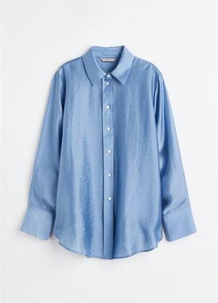 Сорочка з ліоцелу оверсайз h&m