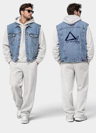 Джинсовая жилетка levi's голубого цвета