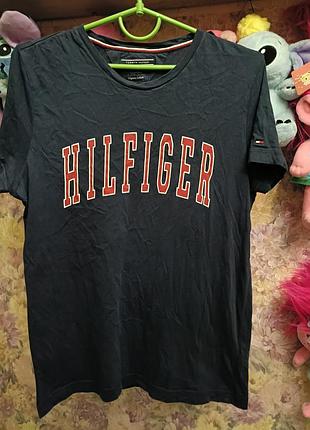 Hilfiger футболка темно синяя качество
