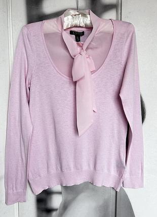 Реглан блуза лонгслів ralph lauren шовк