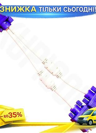 Двойной переходник lesko vga mother / 2xvga father разветвитель для подключения монитора к видеокарте (k-214s)