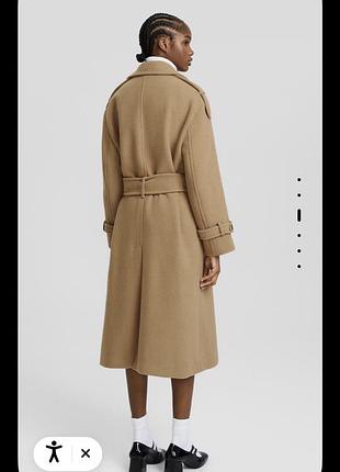 Пальто тренч bershka 2