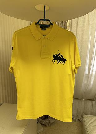 Мужская футболка-поло polo by ralph lauren. оригинал