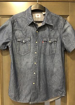 Сорочка джинсова з коротким рукавом "levi's ".