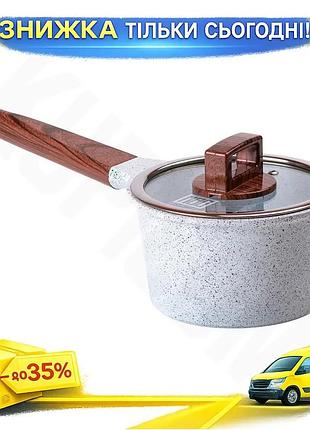 Ku сотейник с антипригарным universal fit покрытием 1,65 л ø 16 см для приготовления пищи жаркое стекл uni2l_k
