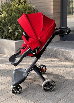Коляска 2в1 stokke з люлькою та прогулянковим блоком