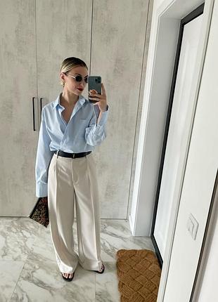 🍨 широкие брюки от zara 3
