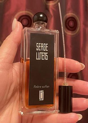 Оригінал 2/3 флакона ambre sultan від serge lutens в рідній коробці