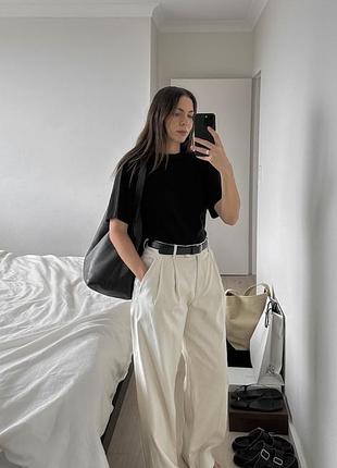 🍨 широкие брюки от zara 5