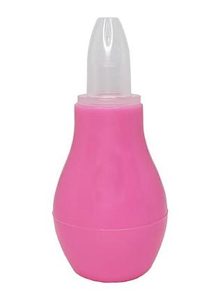 Аспиратор назальный "груша" mgz-0727(pink) розовый