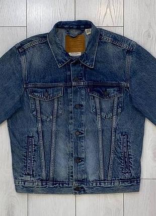 Мужская джинсовая куртка levis premium size m