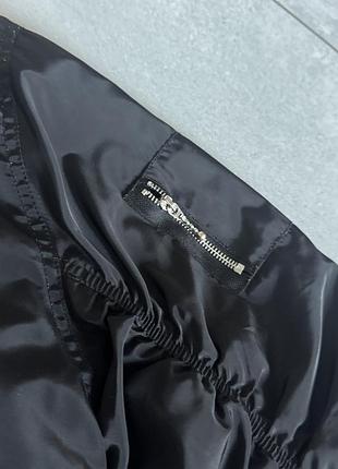 Бомбер осінній чорний h&m 3