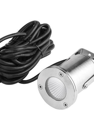 Світильник підводний вбудований led ip68 700/7w cw 12v cob brille l86-001