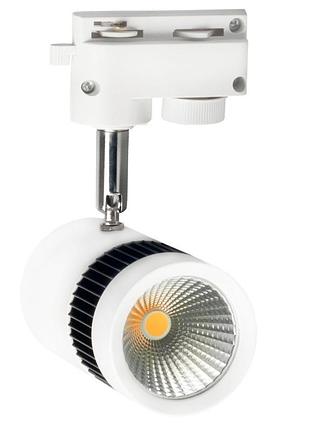 Светильник трековый поворотный led kw-56/10w nw wh/bk brille 32-895