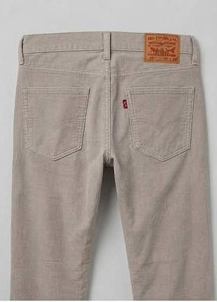 Брюки чоловічі levi’s вельветові сірі