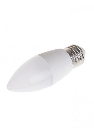 Дымированная светодиодная лампа 7w e27 с37 nw dim 220v
