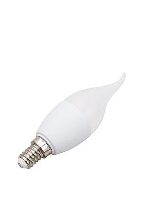 Лампа світлодіодна led e14 8w nw c37-t