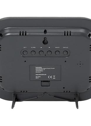 Часы настенные technoline ws8005 silver/black 2