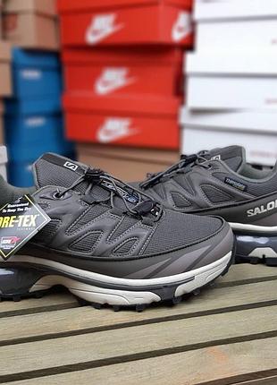 Зимові чоловічі кросівки salomon xt-6 winter termo khaki саломон кольору хакі термо