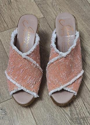 Еспадрильї мюлі gaimo espadrilles, розмір 38-38,5