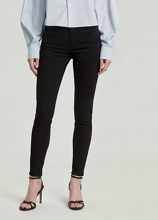 Жіночі чорні вузькі джинси g-star raw | lynn mid skinny jeans | декілька розмірів | нові