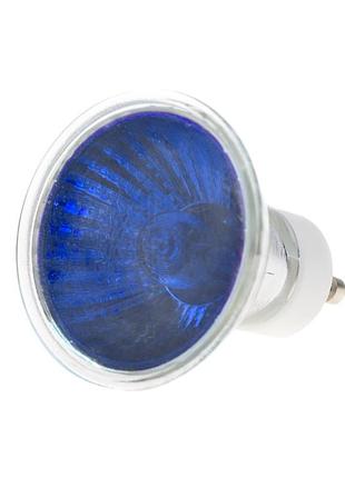 Лампа галогенная 50w gu10 mr16 (36) blue 220v