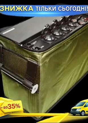 Ku багатоканальний блок живлення universal fit charger bandera 860000мач 3200вт для військових зарядна uni2l_k