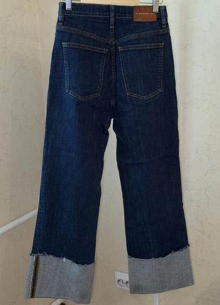 Сині широкі джинси zara 5