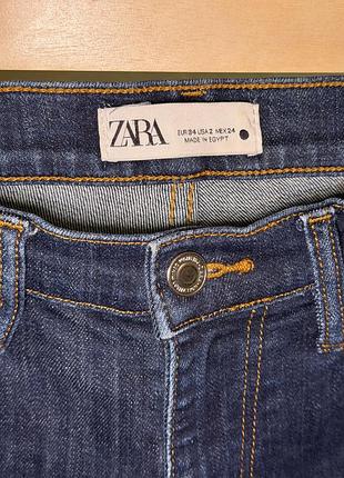 Сині широкі джинси zara 4