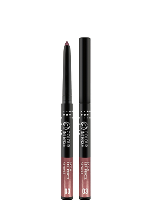 Карандаш для губ механический colour intense satin lip pencil no 03 natural натуральный daily skin care