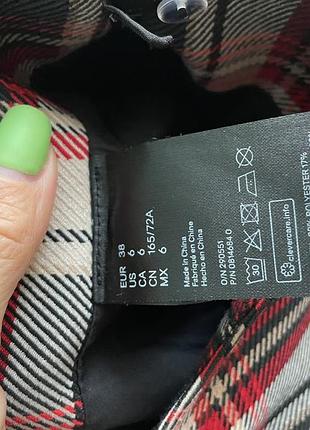 Спідниця міні в клітинку h&m 7