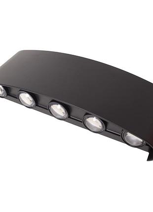 Подсветка al-264/10х1w nw led ip65 bk brille 34-480