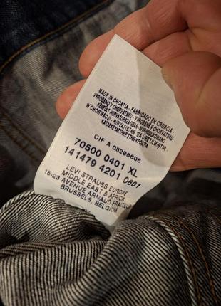 Levi's пиджак, джинсовая куртка винтаж. 5