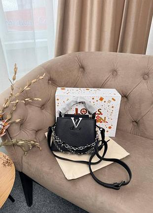 💎new💎брендовая женская сумка♥️♥️♥️с логотипом, capucines mini black
