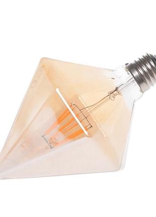 Лампа светодиодная led 6w e27 cog ww d95 amber 220v