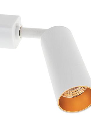 Светильник трековый поворотный led kw-219/5w nw wh brille 33-032