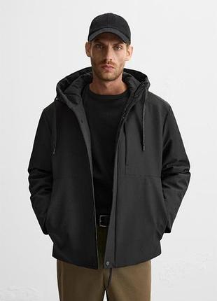 Куртка технологичная zara черный 8281/300/800 м