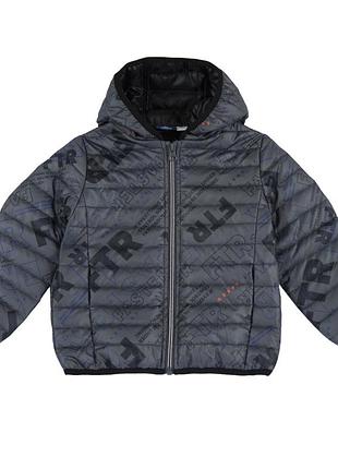 Куртка утеплена chicco down jacket grey printed