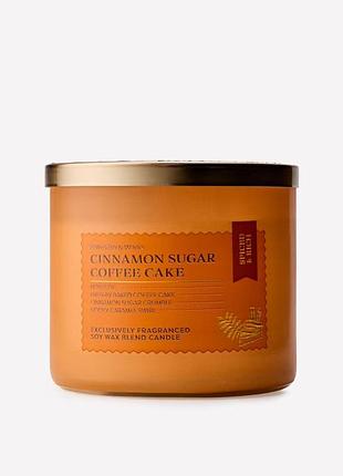 Свічка cinnamon sugar coffee cake bath and body works
