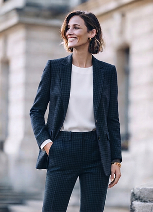 🖤 windsor — преміальний костюм із вовняного твіду, made in italy (40 розмір)