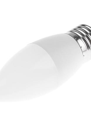 Лампа светодиодная led e27 5w ww c37-pa 220v