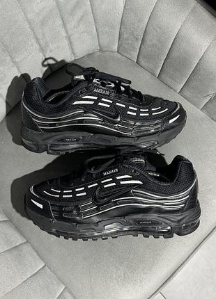 Чорні чоловічі кросівки nike air max ti 44р