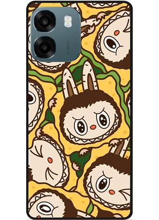 Чехол силиконовый бампер для oppo a6 лабубу labubu