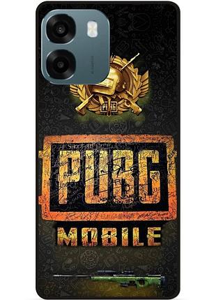 Силиконовый чехол бампер для oppo a6 с картинкой пабг puвg