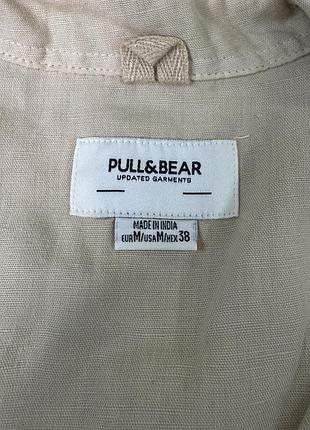 Льняна сорочка pull&bear 8