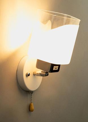 Бра lk-727/1 e27 wh+ch 2